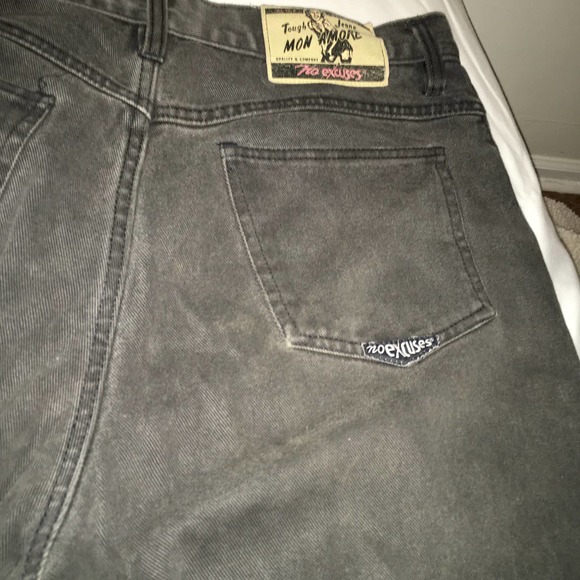 No Excuses Size 15/17 Black Jeans Sexy Jeanswear Tough - Picture 8 of 10